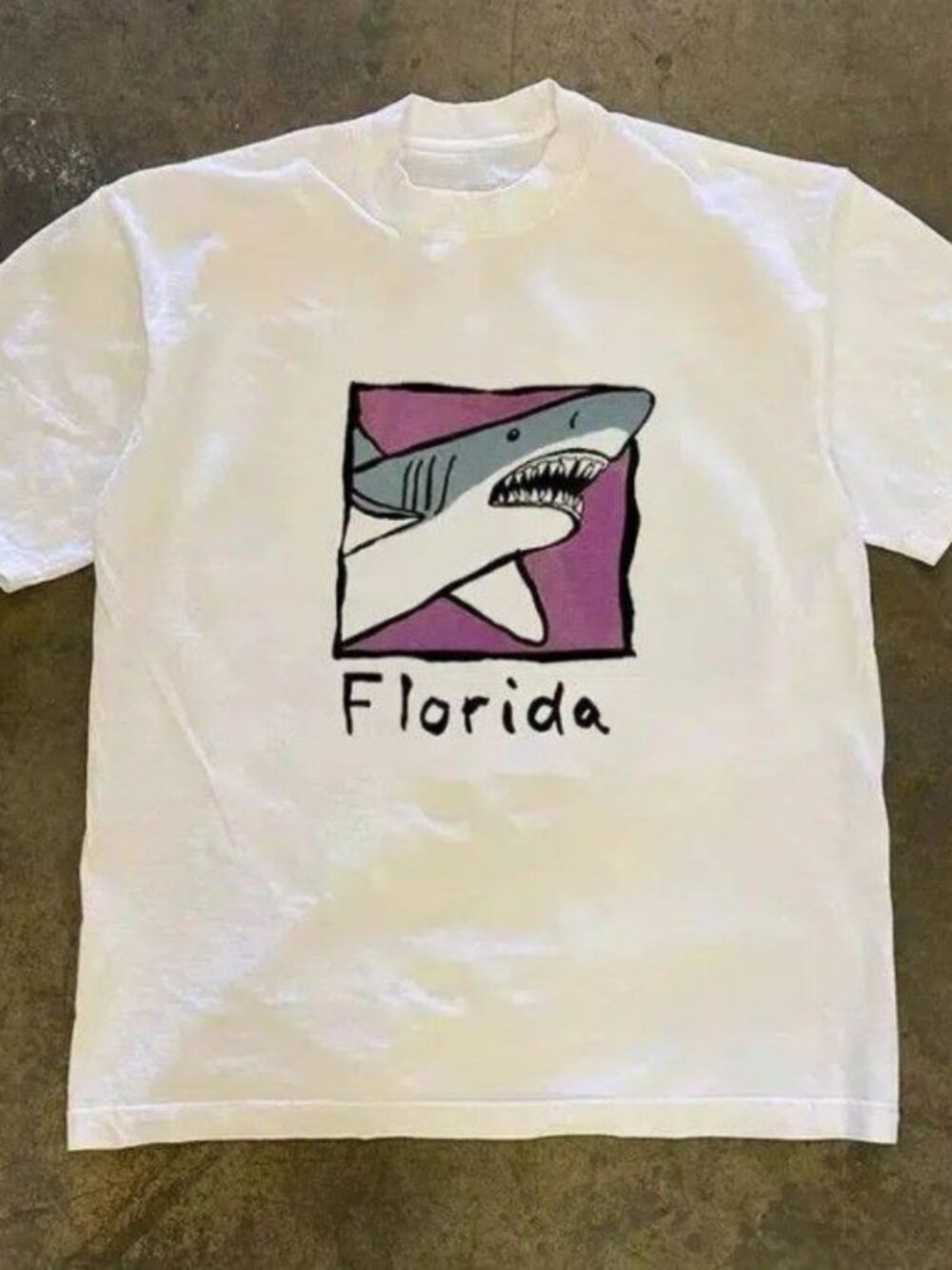 Florida Shark Ocean Graphic Tee